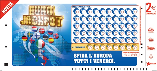 schedina eurojackpot